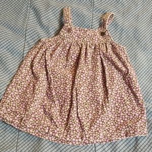 Purple floral corduroy jumper